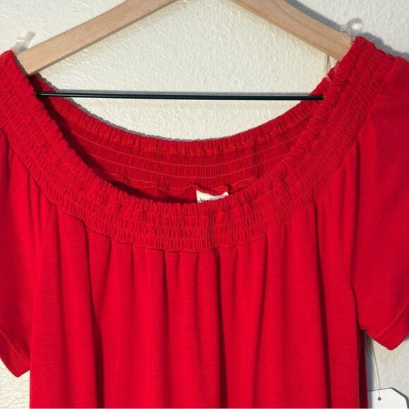 Faded Glory NWT Red Nightgown Pockets Women’s M - Picture 3 of 6